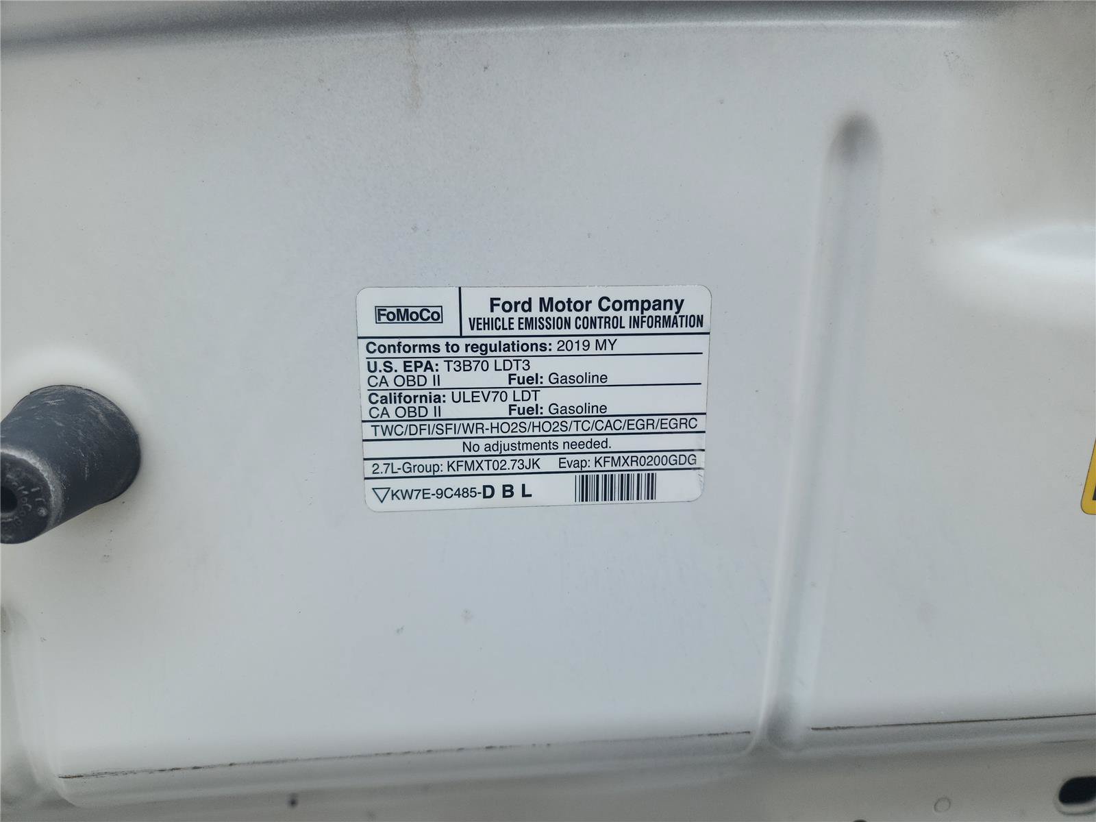 Certified 2019 Ford F150 XL w/ Equipment Group 101A Mid RWD image 12