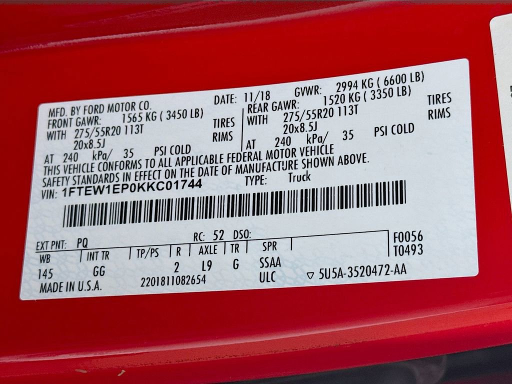 Used 2019 Ford F150 XL w/ Equipment Group 101A Mid image 38