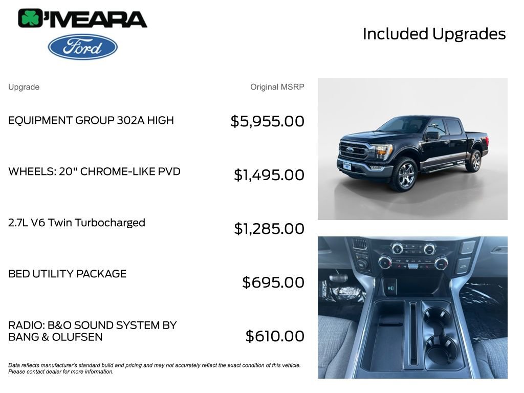 Used 2023 Ford F150 XLT w/ Equipment Group 302A High image 4