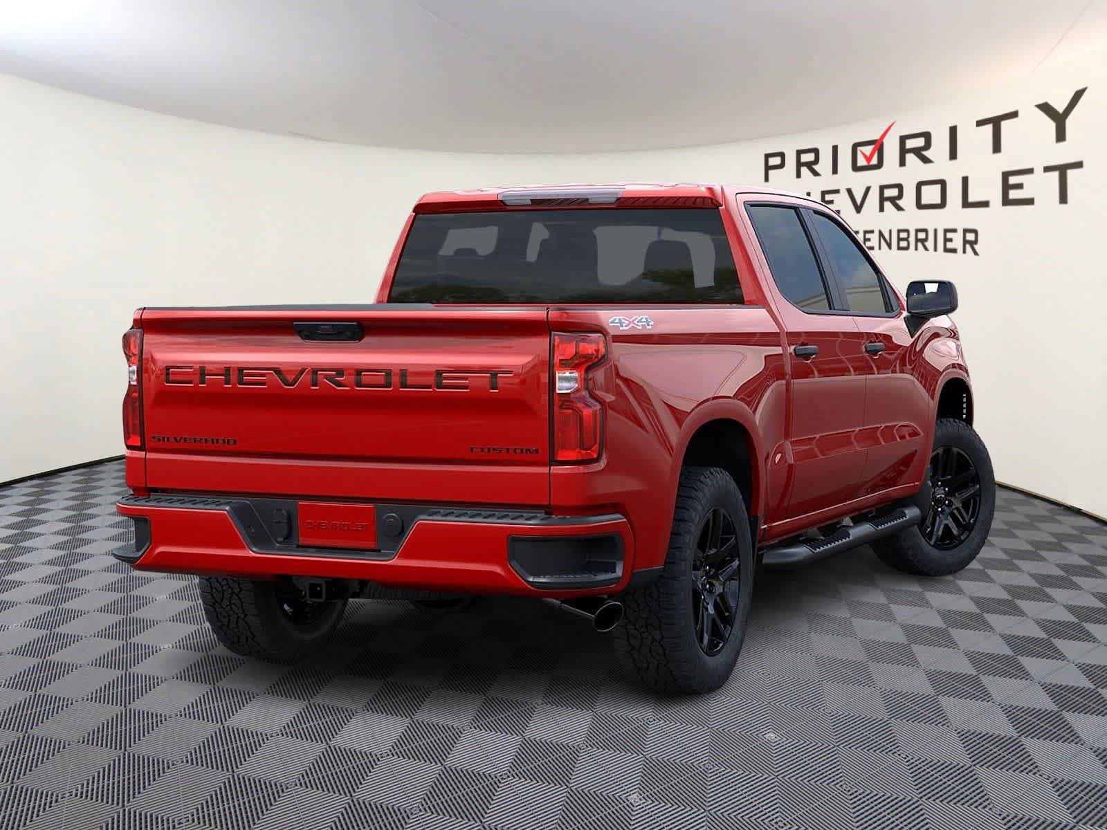 New 2026 Chevrolet Silverado 1500 Custom w/ Turbomax Blackout Package AWD/4WD image 4