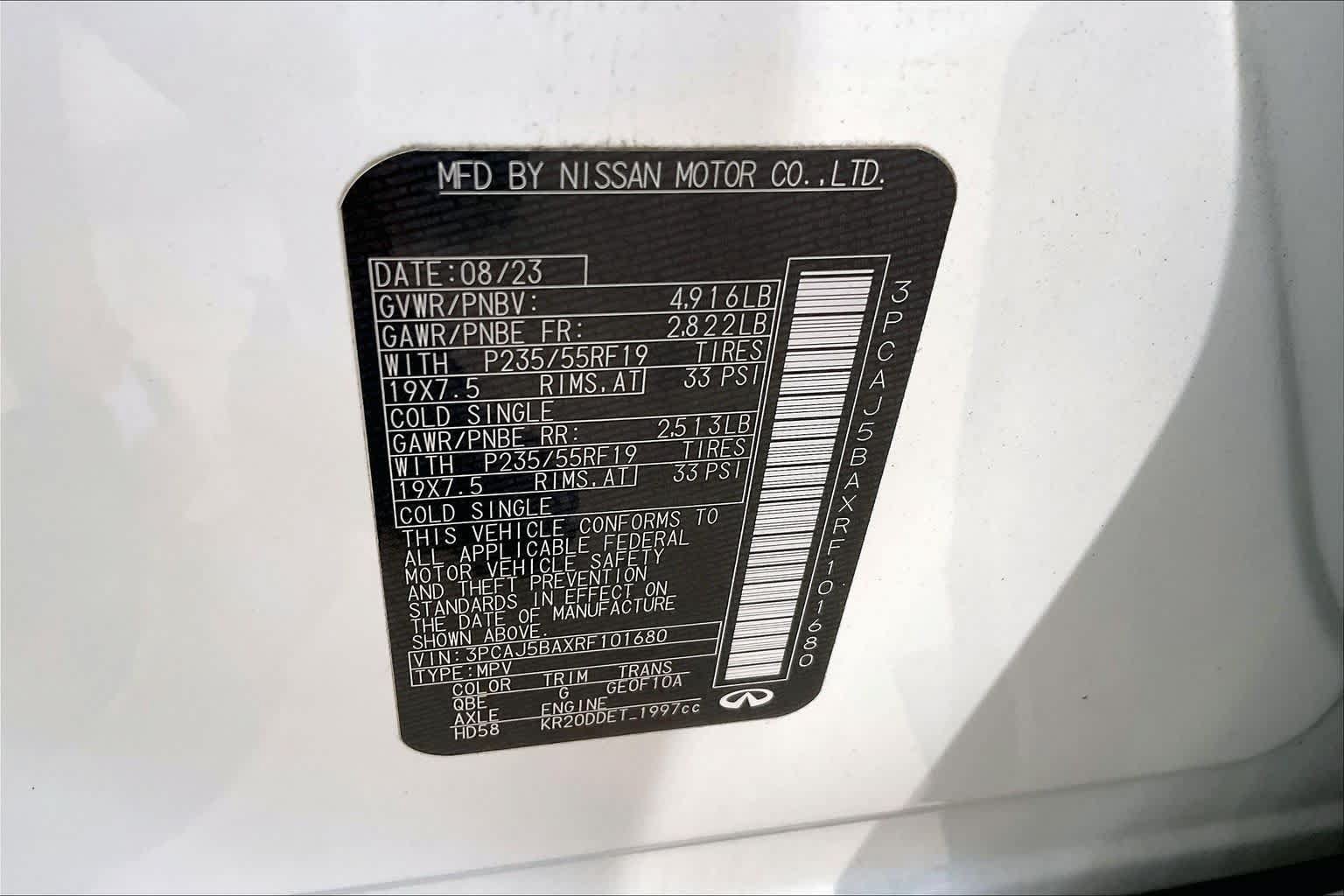 Used 2024 INFINITI QX50 Luxe FWD image 35