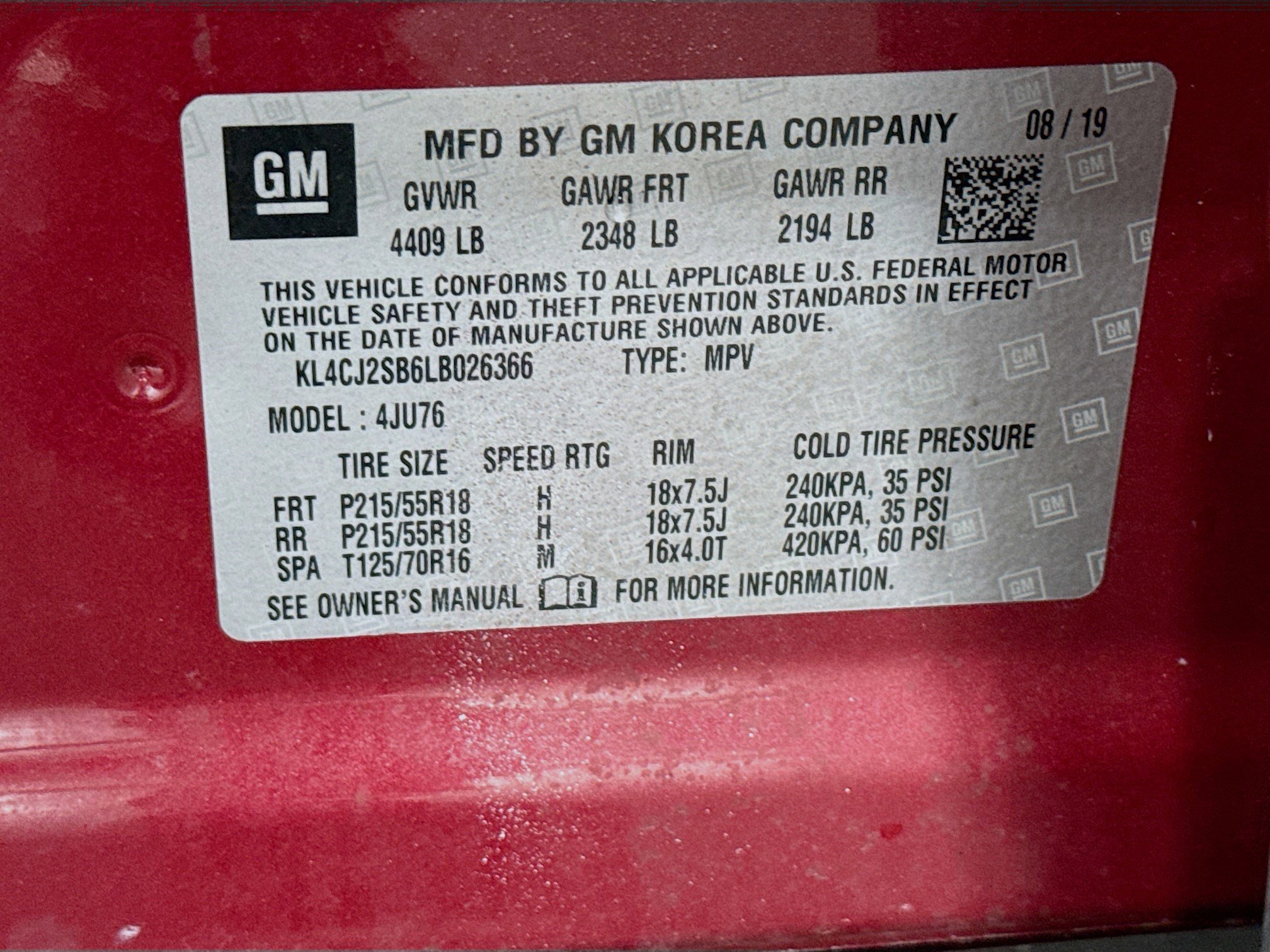 Used 2020 Buick Encore Sport Touring w/ Safety Package image 40