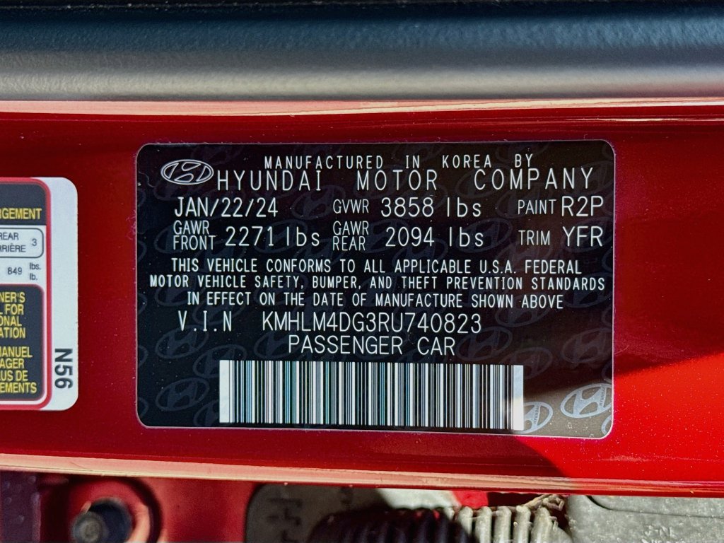 Used 2024 Hyundai Elantra SEL FWD image 42