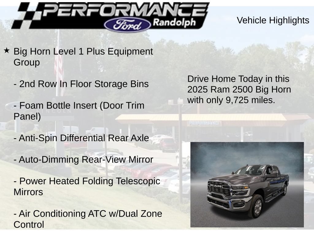 Used 2025 RAM 2500 Big Horn AWD/4WD image 8