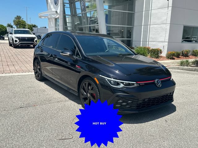 Certified 2023 Volkswagen GTI SE w/ Black Wheel Package FWD image 5
