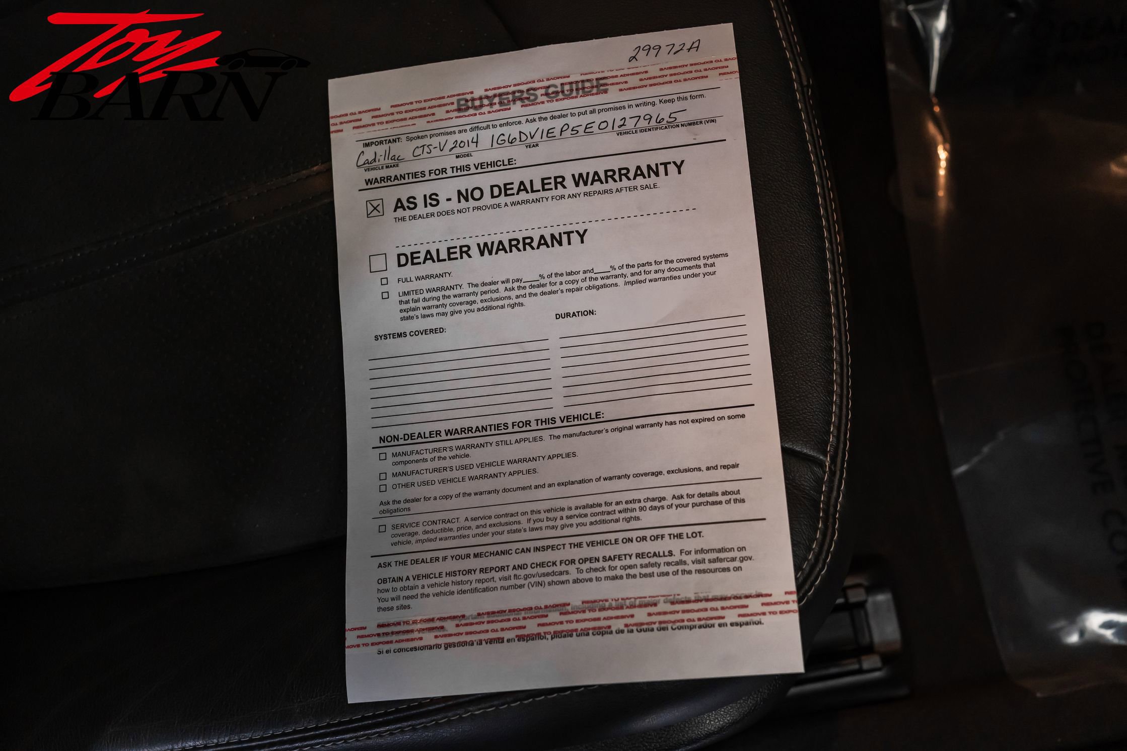 Used 2014 Cadillac CTS V w/ Wood Trim Package image 45