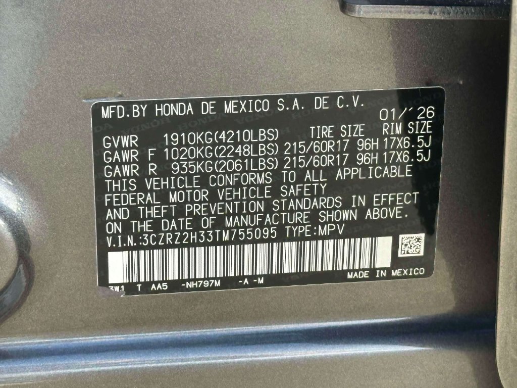 Certified 2026 Honda HR-V LX image 28