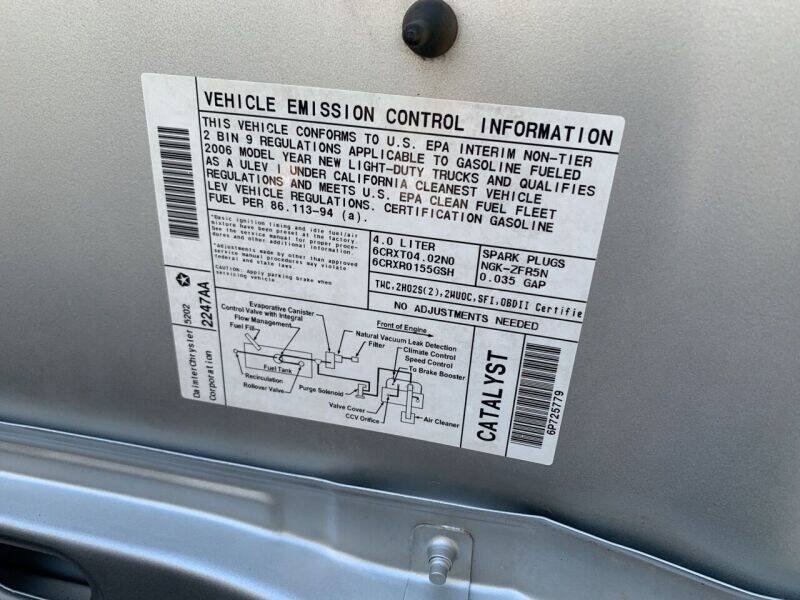 Used 2006 Jeep Wrangler Sport AWD/4WD image 15