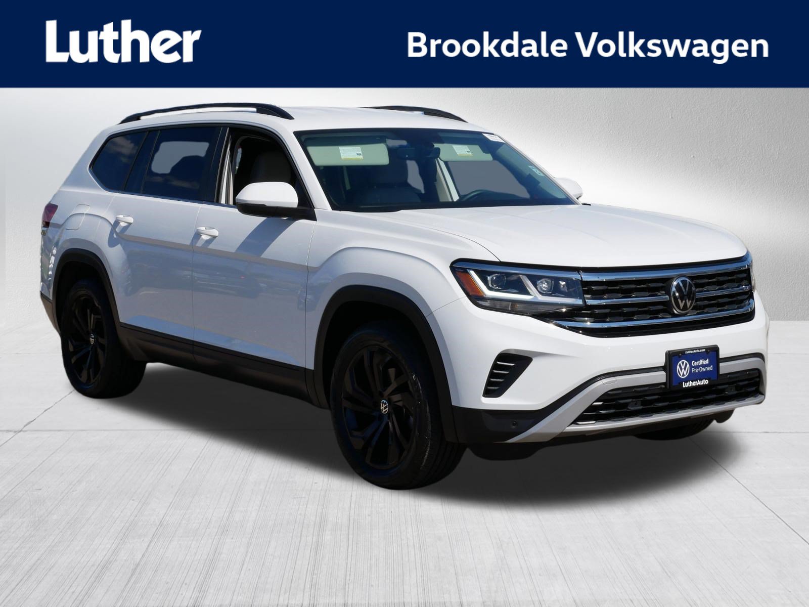 Certified 2023 Volkswagen Atlas SE w/ Black Wheel Package