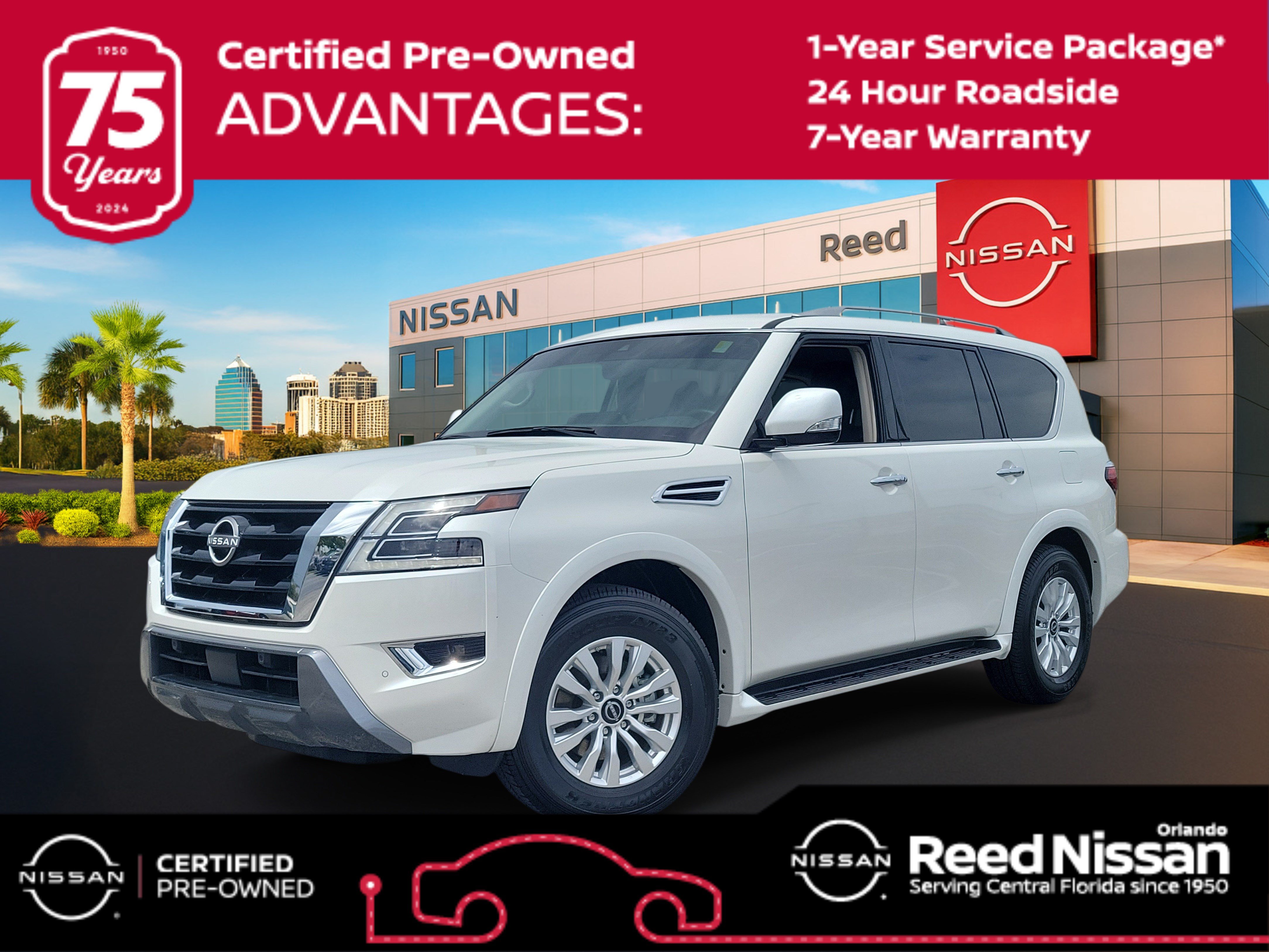 Certified 2024 Nissan Armada SV w/ Cargo Package RWD image 1