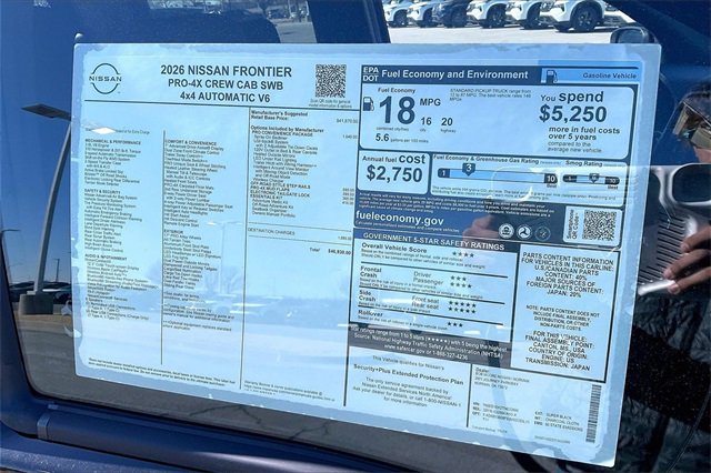 New 2026 Nissan Frontier PRO-4X image 13