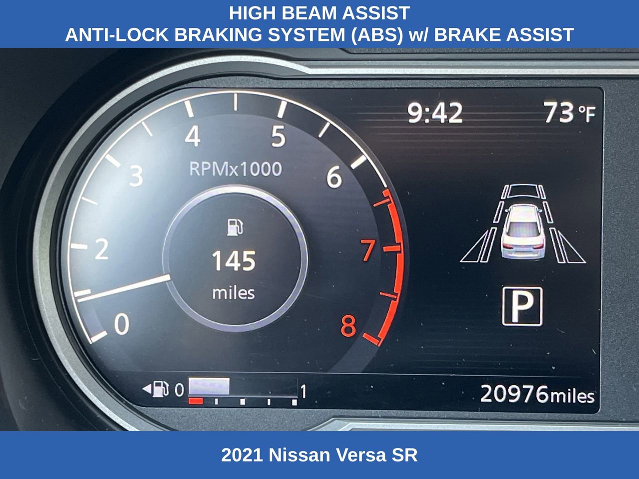 Used 2021 Nissan Versa SR w/ Convenience Package FWD image 10