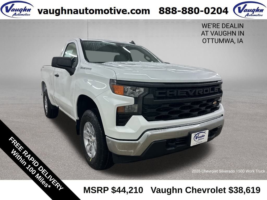 New 2026 Chevrolet Silverado 1500 W/T w/ WT Value Package image 1