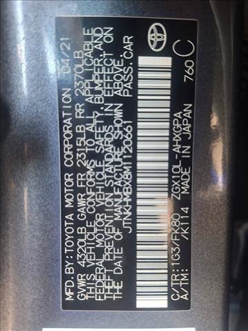 Certified 2021 Toyota C-HR XLE FWD image 23