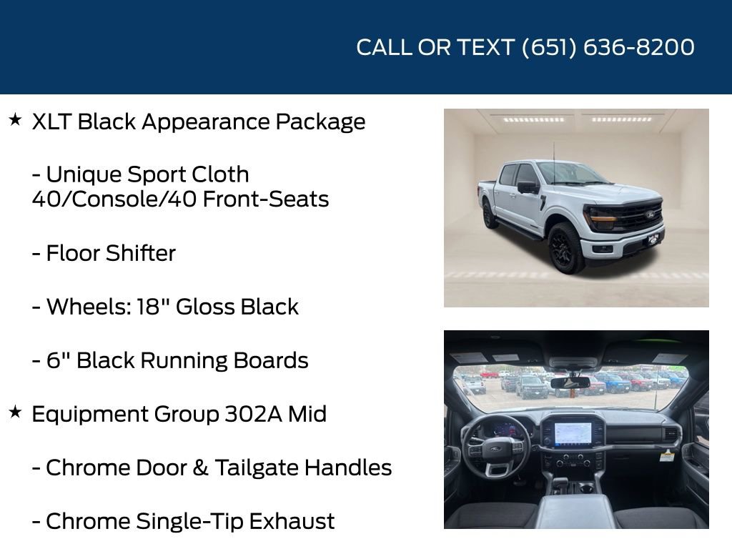 Used 2025 Ford F150 XLT w/ Equipment Group 302A MID AWD/4WD image 10