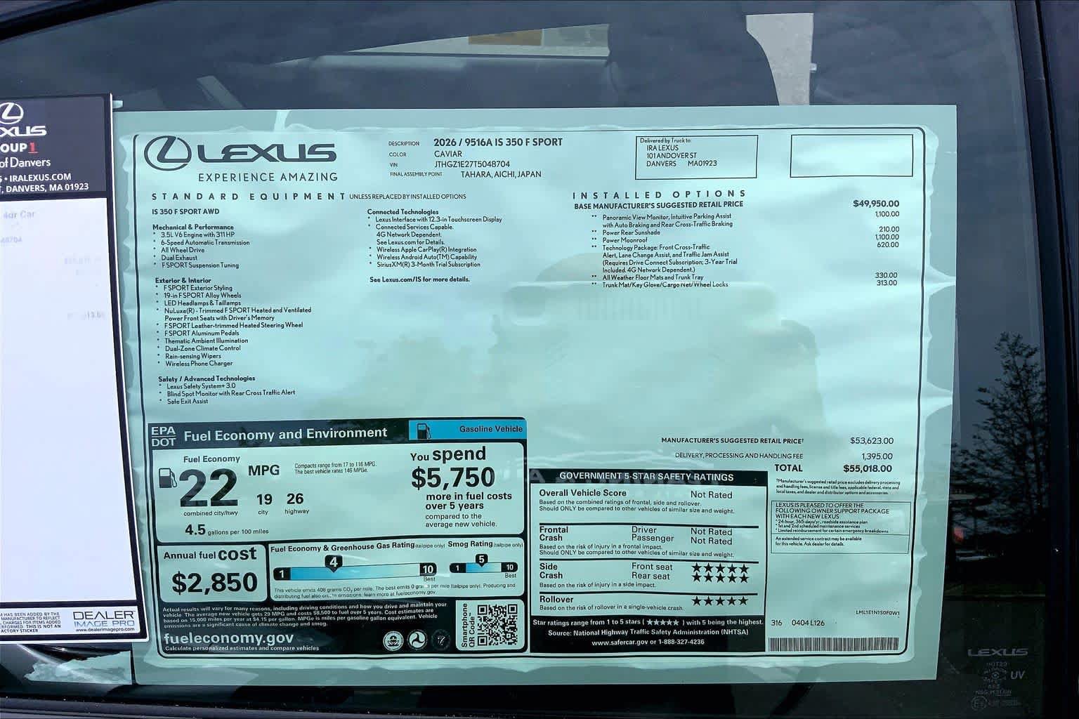 New 2026 Lexus IS 350 F Sport AWD/4WD image 21