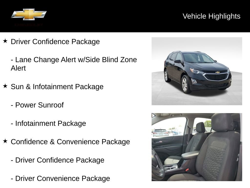 Used 2018 Chevrolet Equinox LT w/ Sun & Infotainment Package AWD/4WD image 19