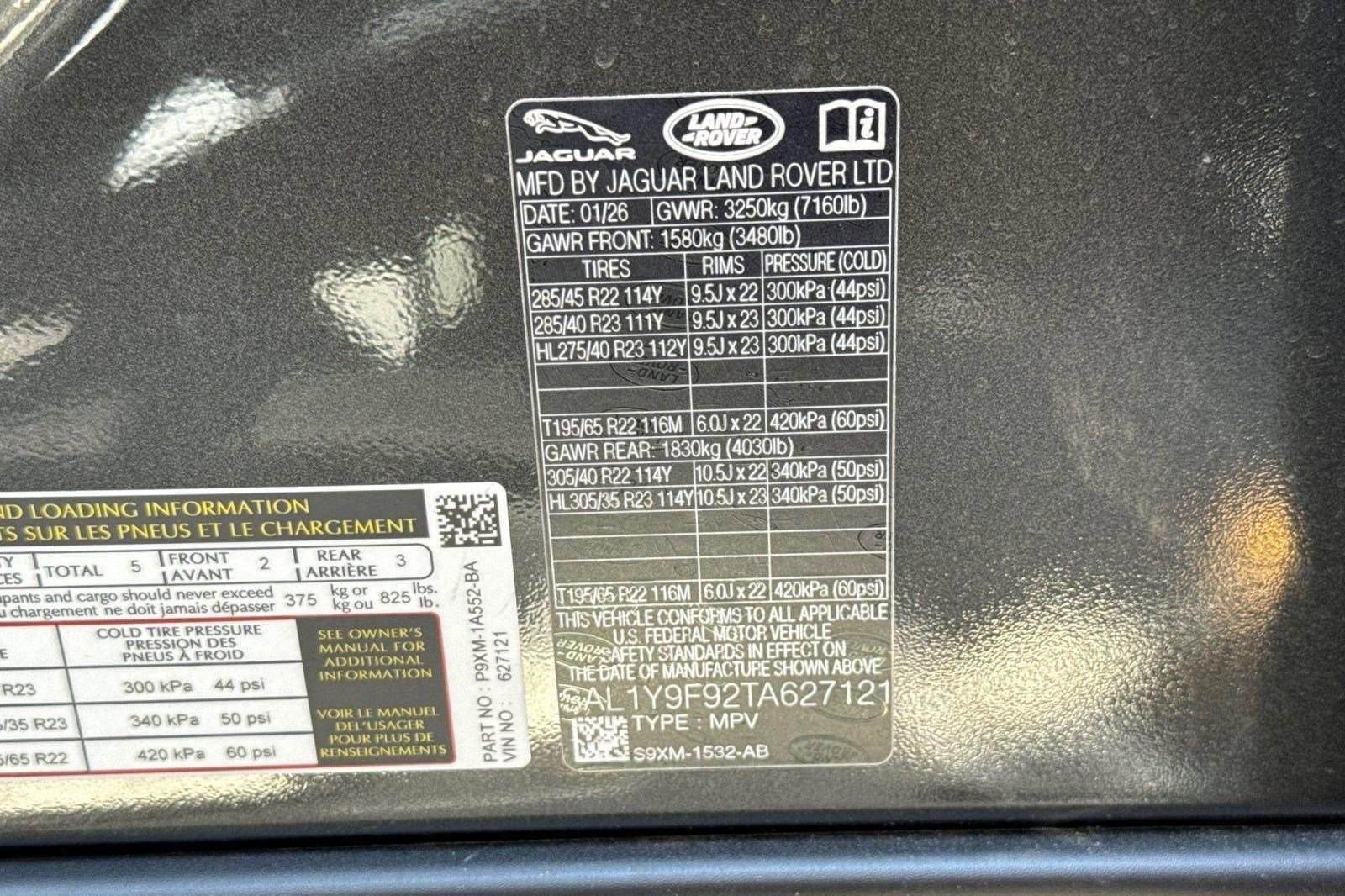 New 2026 Land Rover Range Rover Sport SV AWD/4WD image 18