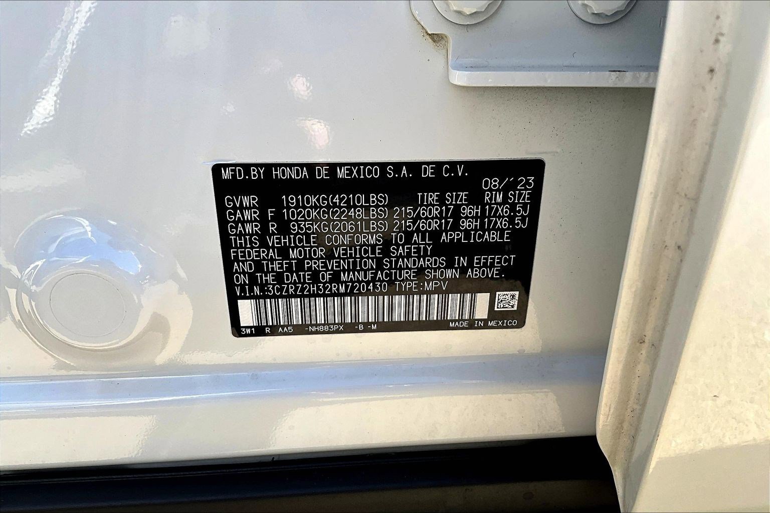 Used 2024 Honda HR-V LX image 19