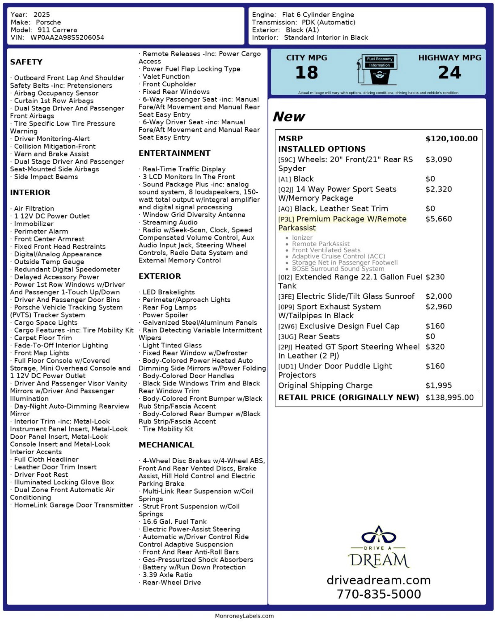 Used 2025 Porsche 911 Carrera image 63