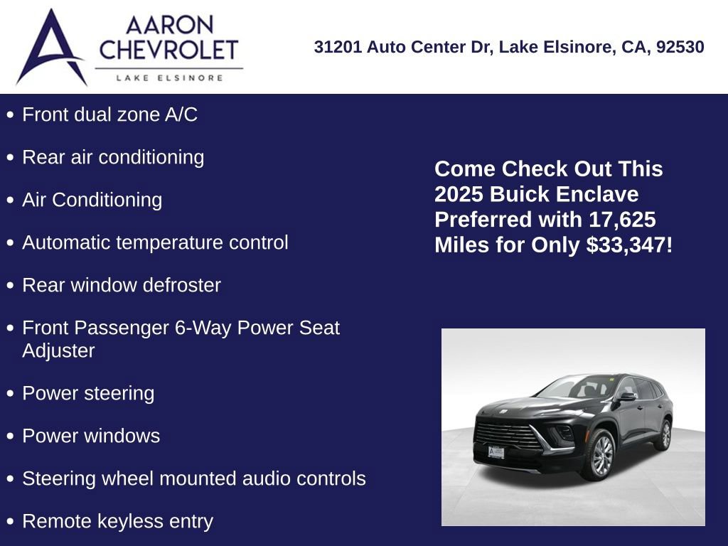Used 2025 Buick Enclave Preferred image 10