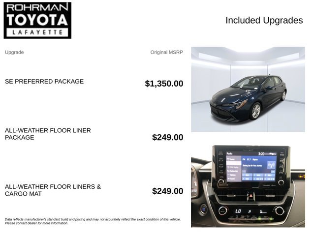 Used 2020 Toyota Corolla SE w/ SE Preferred Package FWD image 4