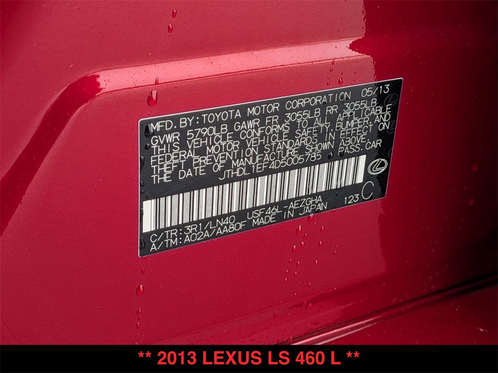 Used 2013 Lexus LS 460 L image 32