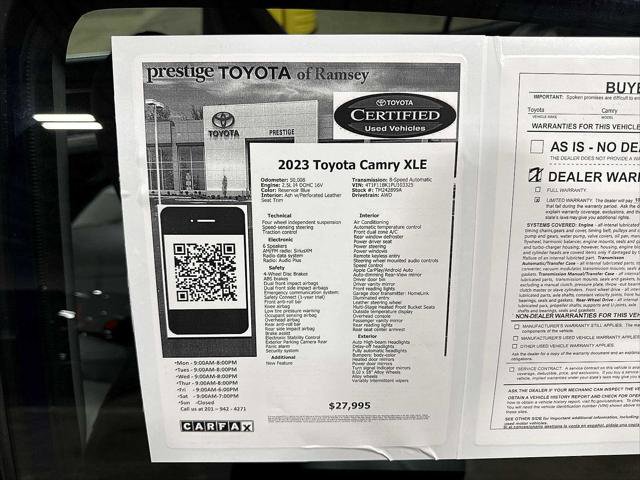 Certified 2023 Toyota Camry XLE w/ Cold Weather Package image 13