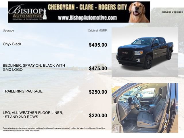 Used 2022 GMC Canyon Elevation w/ Trailering Package AWD/4WD image 3