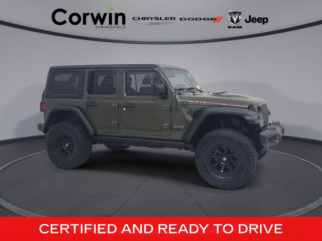 Used 2023 Jeep Wrangler Unlimited Rubicon w/ Cold Weather Group AWD/4WD image 1