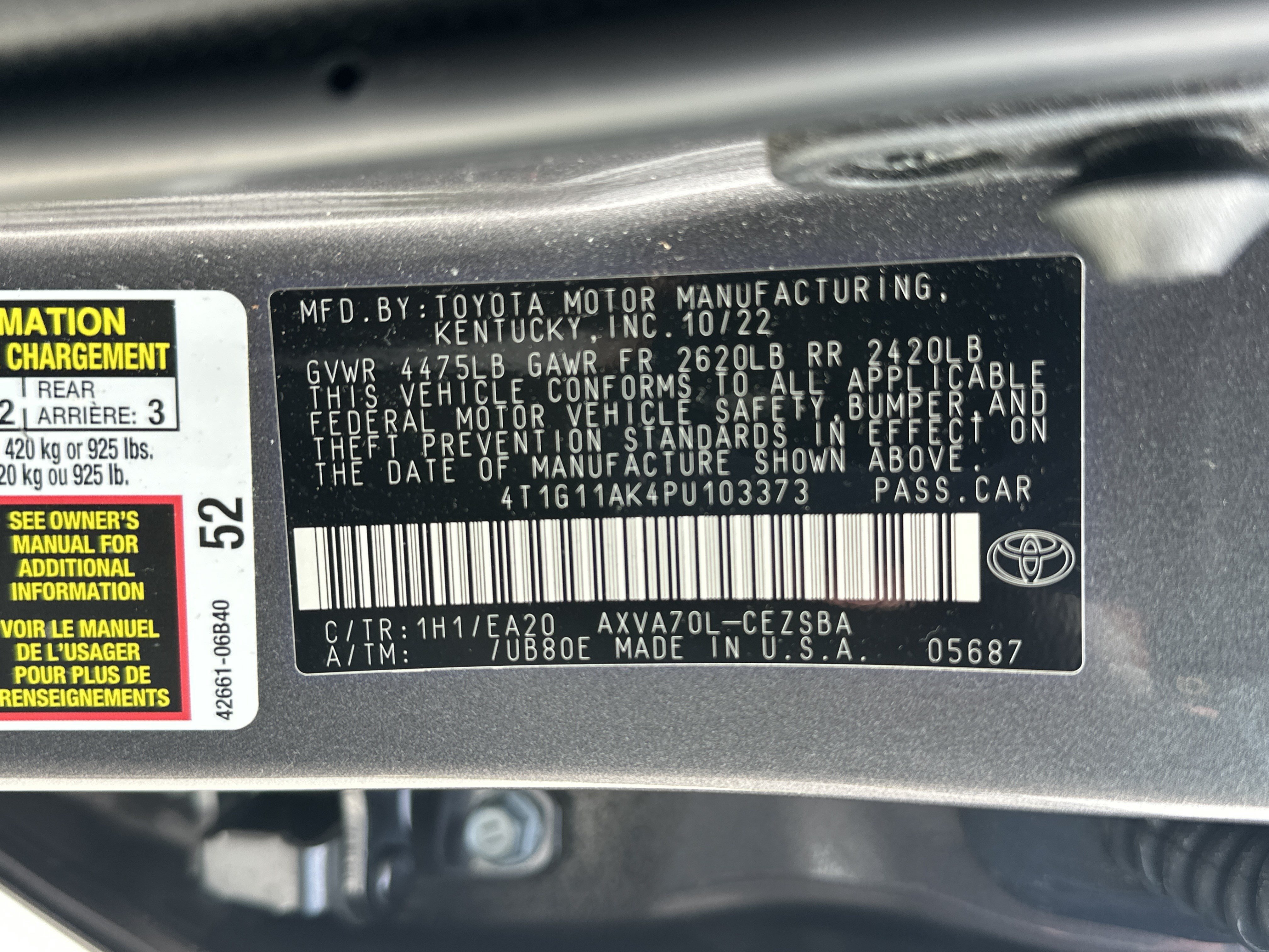 Certified 2023 Toyota Camry SE FWD image 35