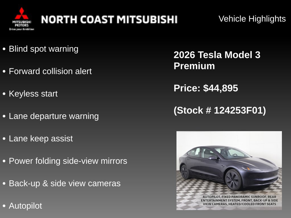 Used 2026 Tesla Model 3 AWD/4WD image 2