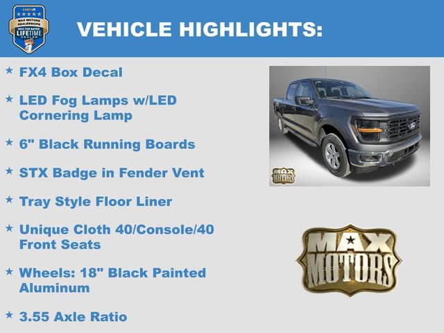 New 2025 Ford F150 STX w/ Equipment Group 201A FX4 image 16