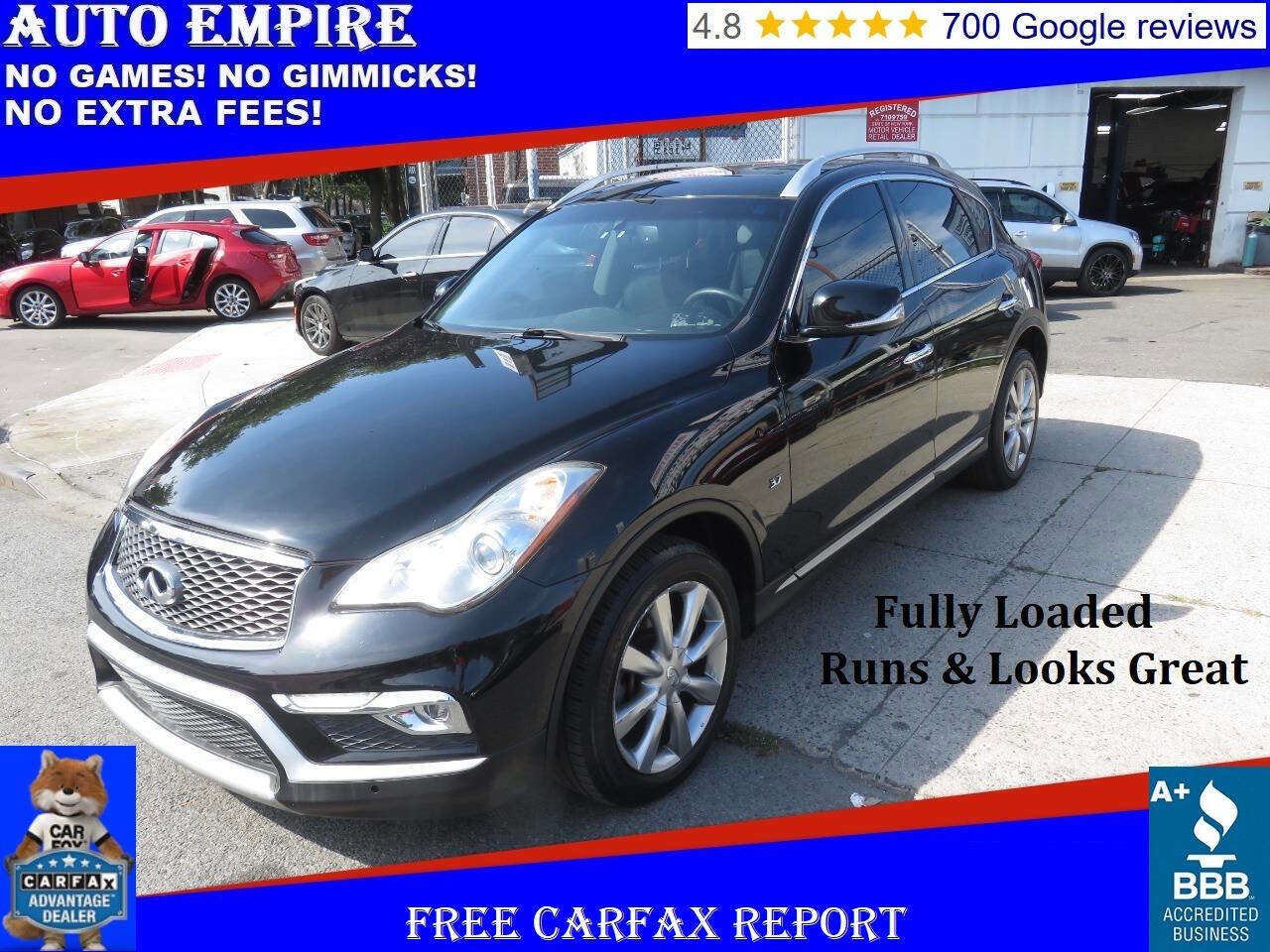 Used 2016 INFINITI QX50 AWD w/ Premium Plus Package