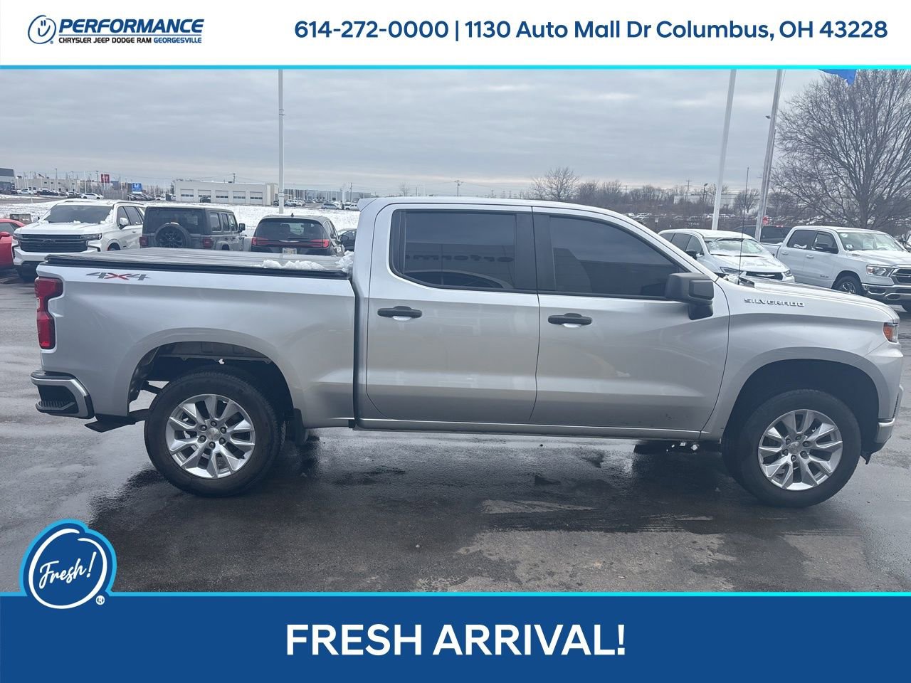 Used 2021 Chevrolet Silverado 1500 Custom image 3