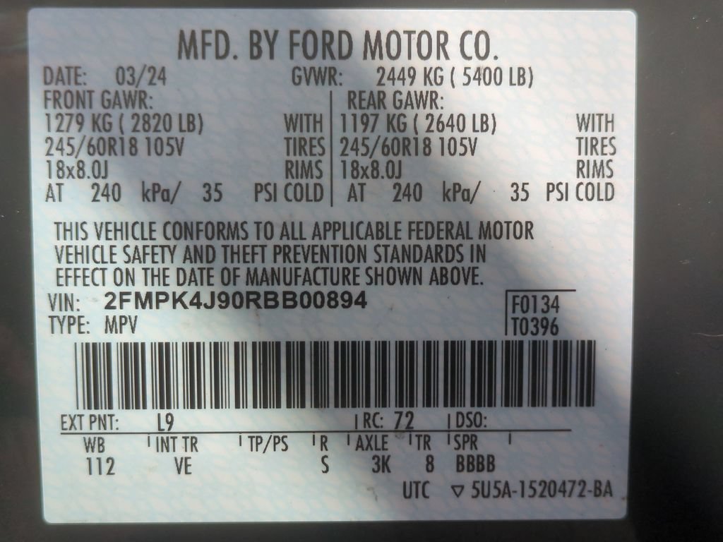 Used 2024 Ford Edge SEL AWD/4WD image 23