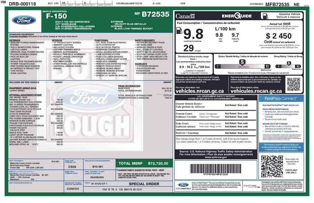 Used 2021 Ford F150 Lariat image 10