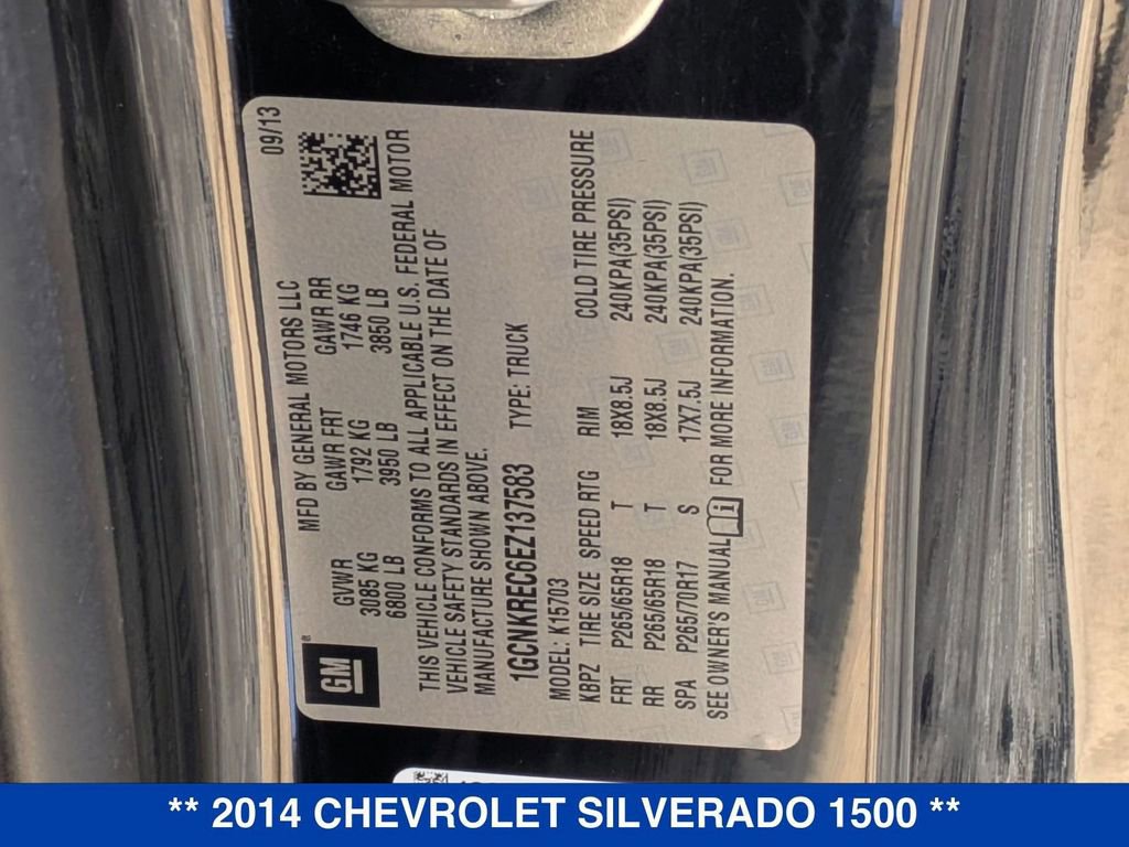 Used 2014 Chevrolet Silverado 1500 LT w/ LT Convenience Package image 37