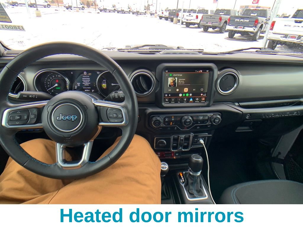 Used 2023 Jeep Wrangler Unlimited Rubicon 4xe w/ Cold Weather Group image 14