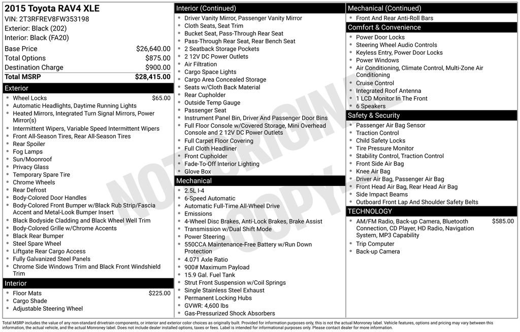 Used 2015 Toyota RAV4 XLE image 5
