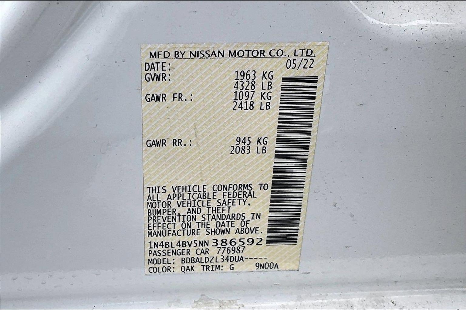 Used 2022 Nissan Altima 2.5 S FWD image 33