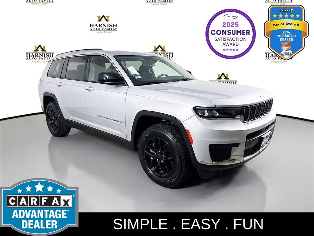 Used 2022 Jeep Grand Cherokee L Laredo w/ Luxury Tech Group I AWD/4WD video 1
