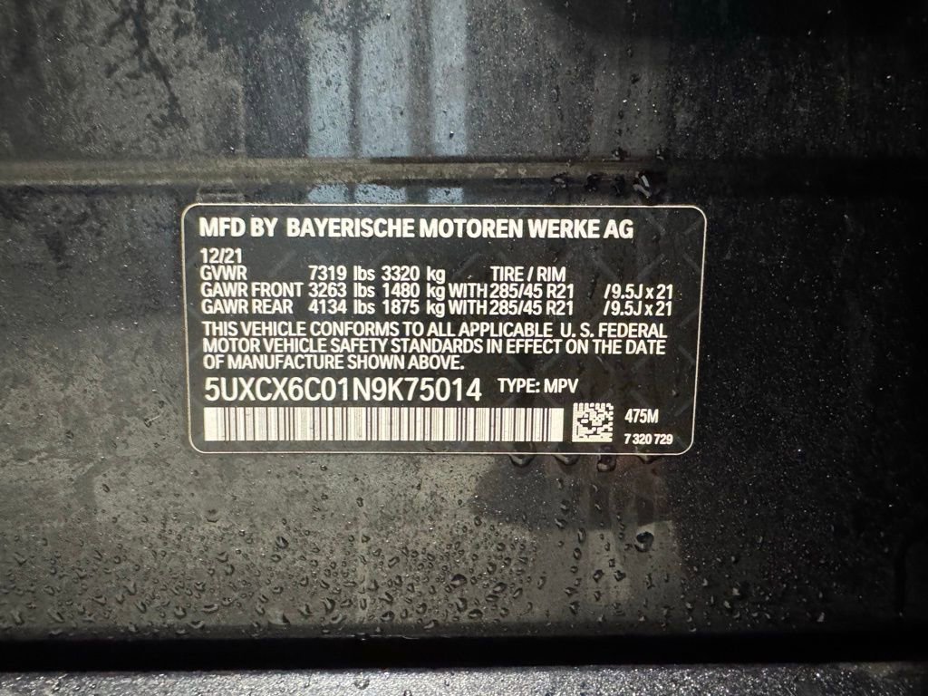 Certified 2022 BMW X7 M50i image 33