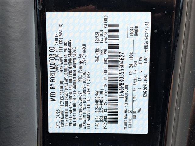 New 2025 Ford Mustang Dark Horse image 17