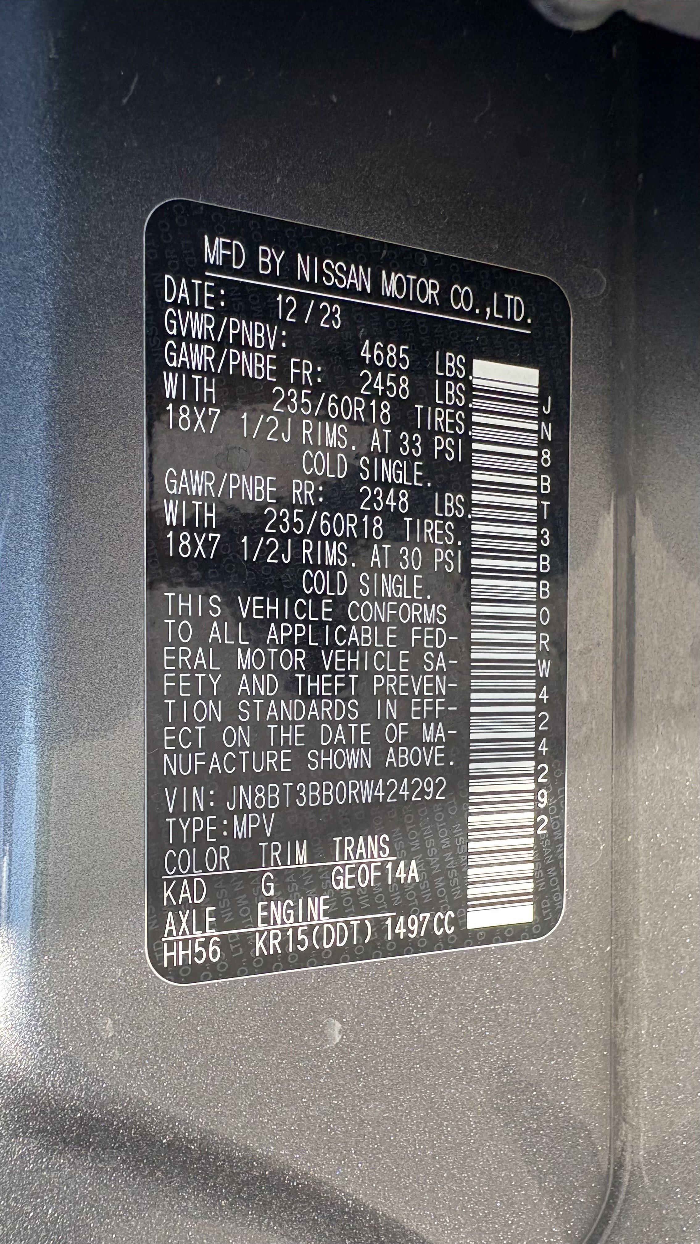 Used 2024 Nissan Rogue SV image 33