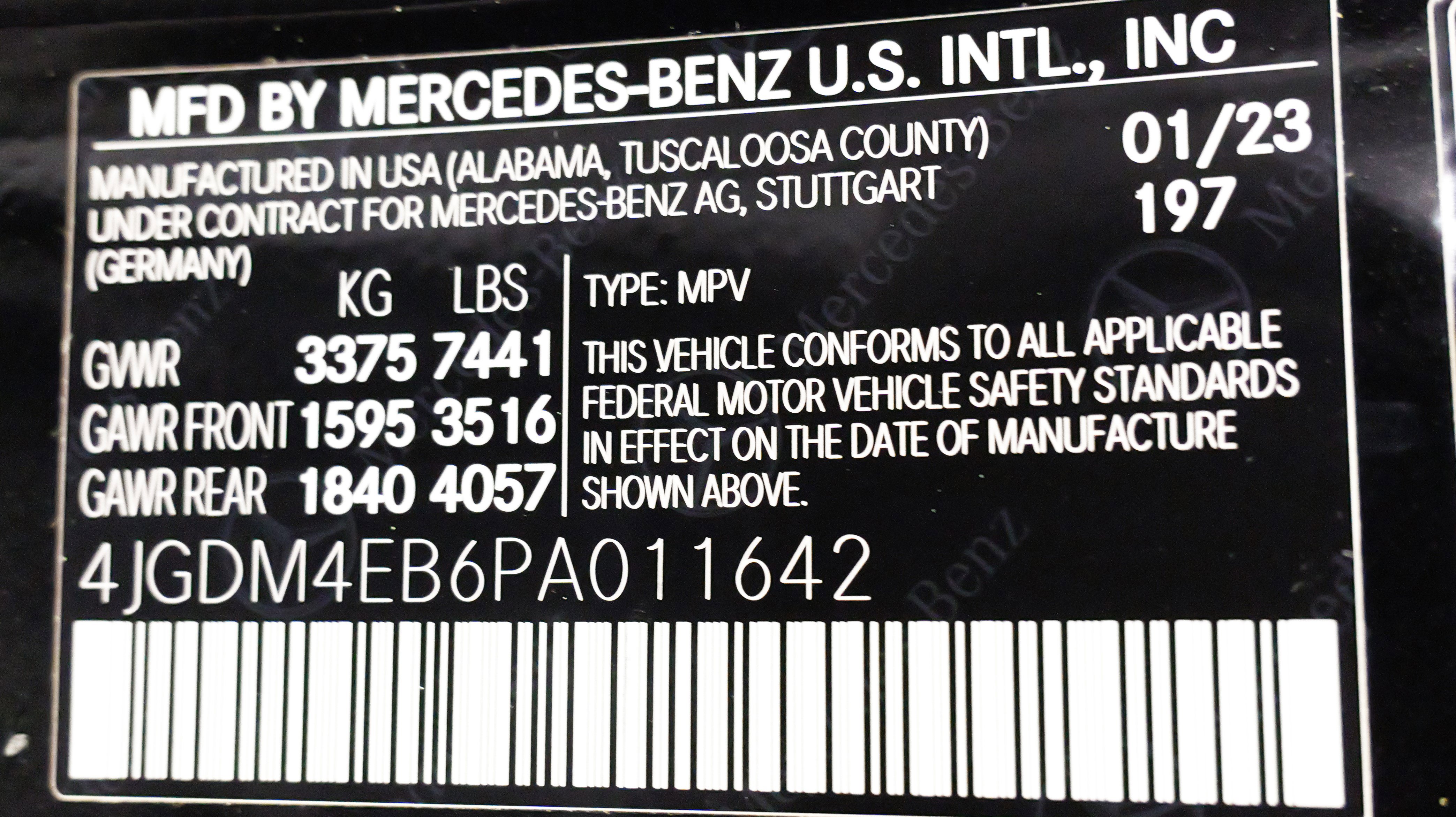 Used 2023 Mercedes-Benz EQS 580 4MATIC SUV image 78