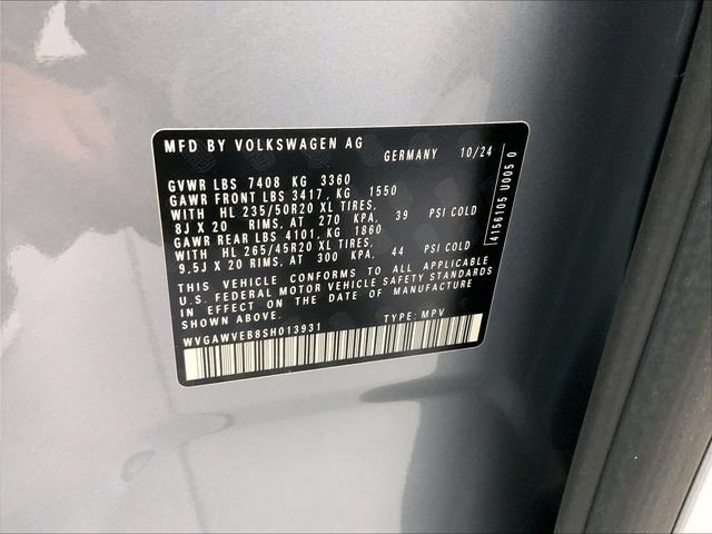 New 2025 Volkswagen ID. Buzz Pro S RWD image 9