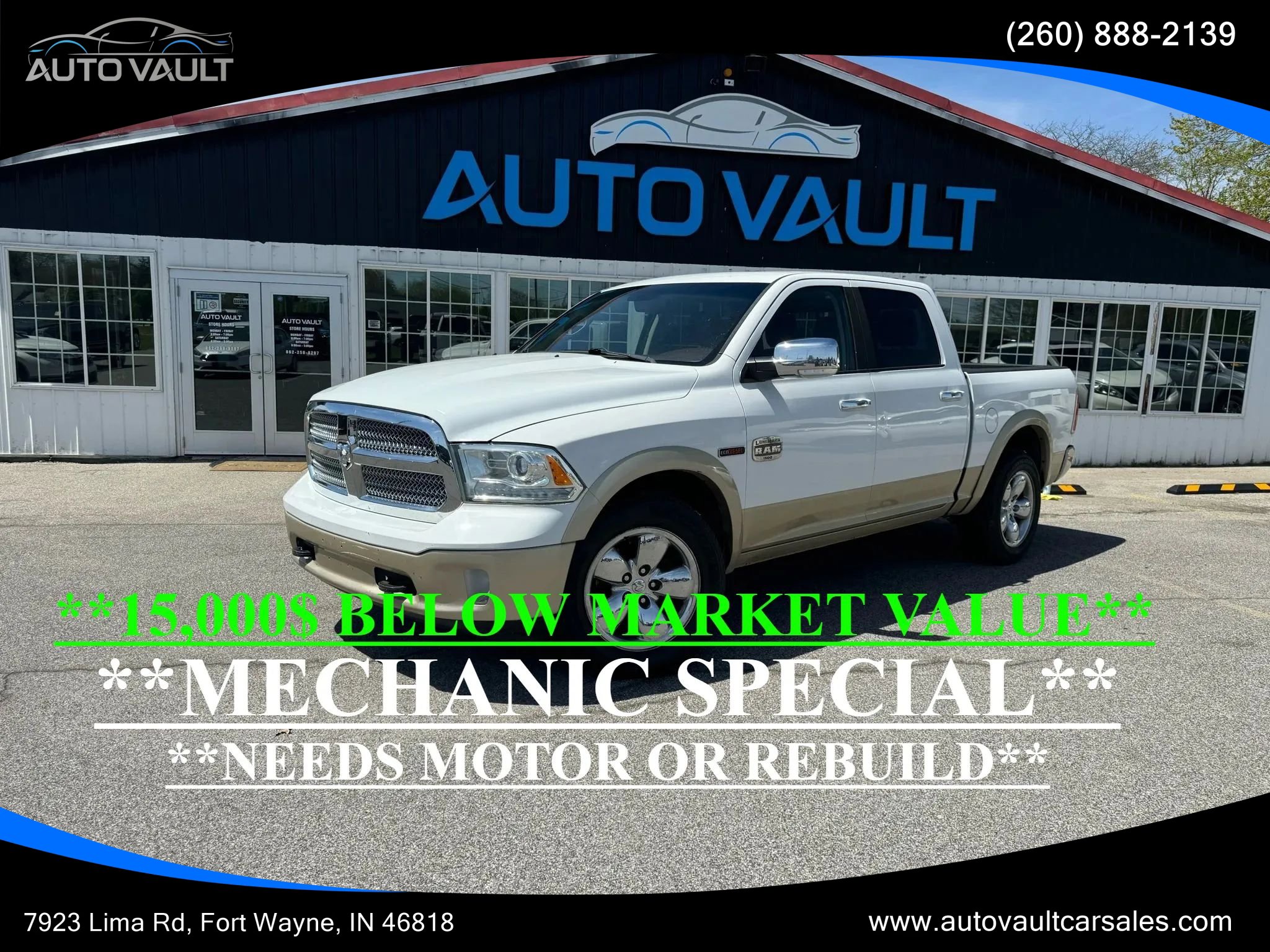 Used 2014 RAM 1500 Laramie Longhorn w/ Convenience Group