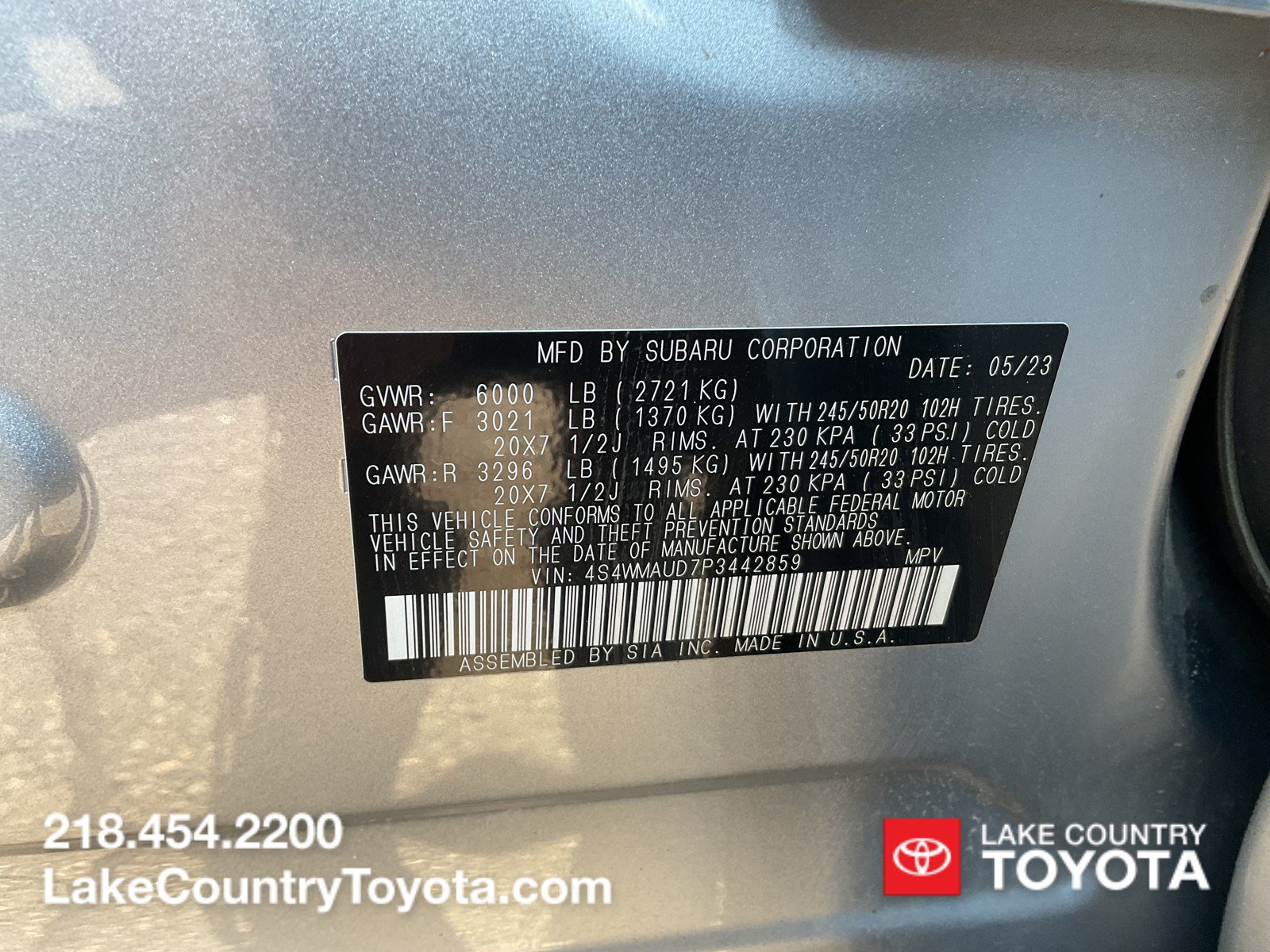 Used 2023 Subaru Ascent Limited w/ Technology Package AWD/4WD image 37