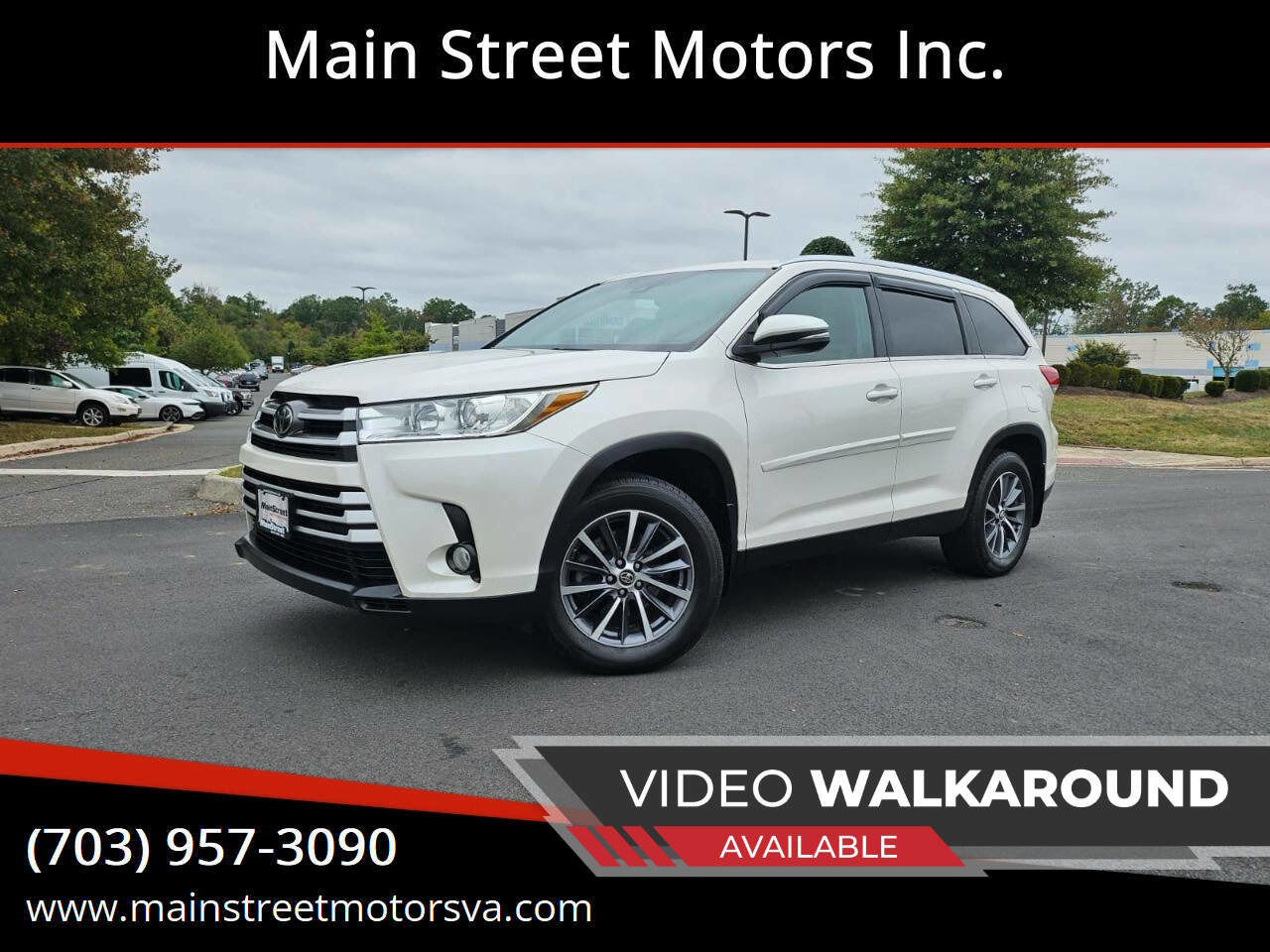 Used 2019 Toyota Highlander XLE image 1